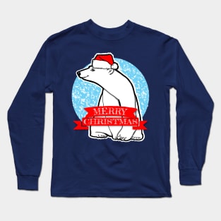 Merry Christmas Polar Bear Long Sleeve T-Shirt